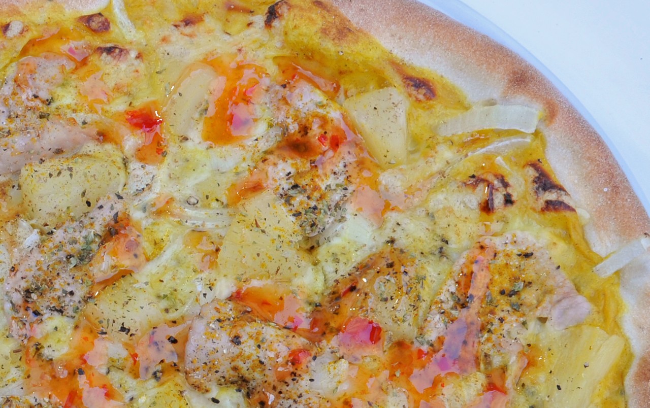 Chicken Curry Pizza